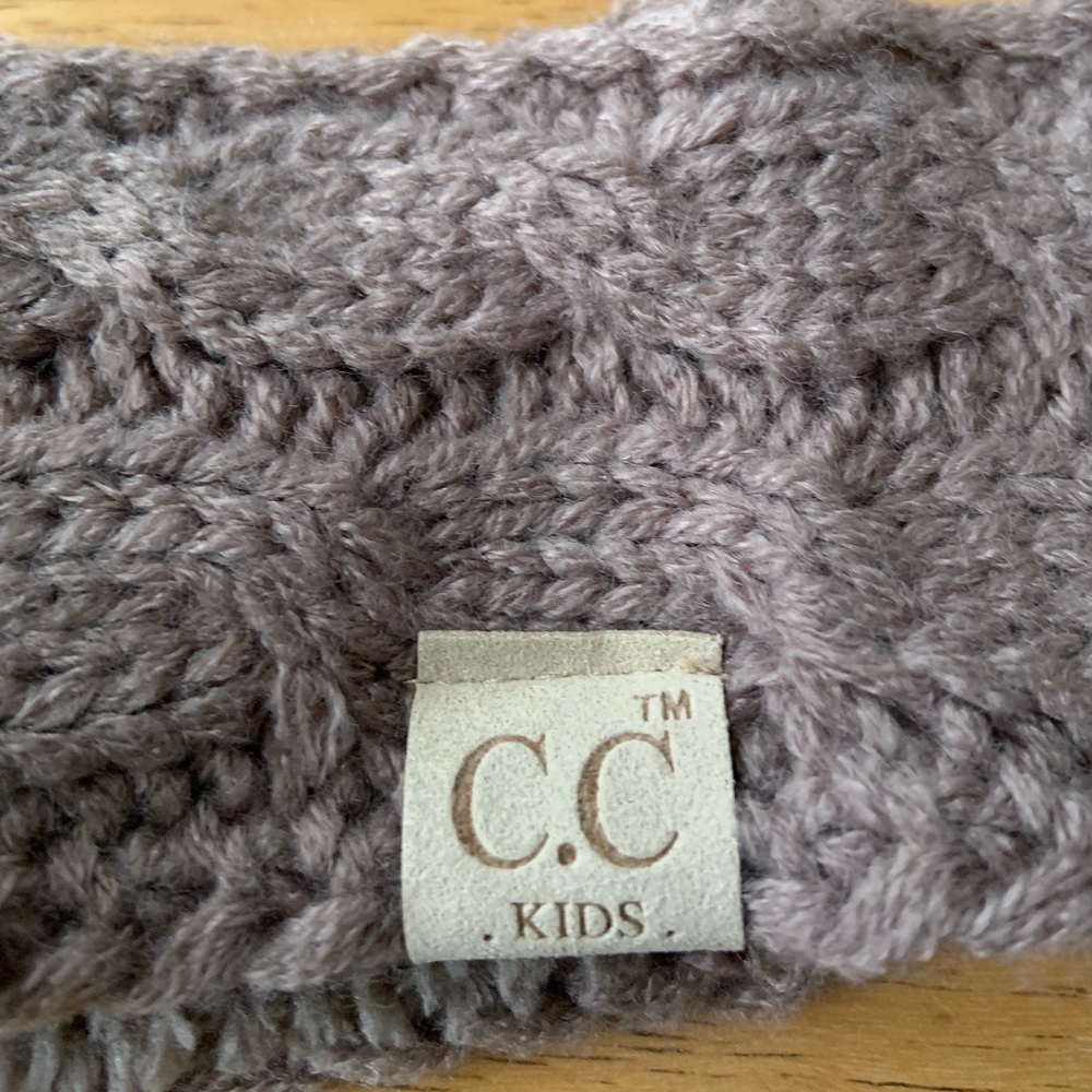 CC Sherpa lined Kids Headband NWOT